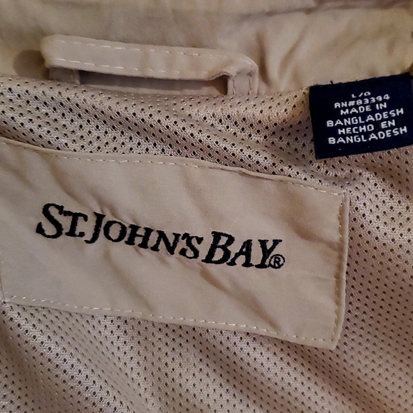 St Johns Bay Jacket Microfiber Golf Jacket Men's Large - Picture 8 of 8